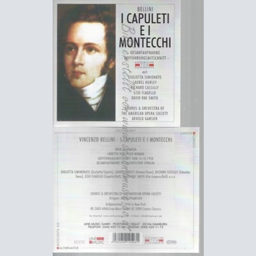 CD--CHORUS & ORCH.OF THE AMERICAN OPERA SOCIETY UND VINCENZO BELLINI -- -- --CD