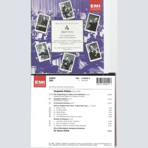 CD--CANADIAN CARNIVAL / AN AMERICAN OVERTURE / SUITE ON ENGLISH FOL--THE YOUNG P