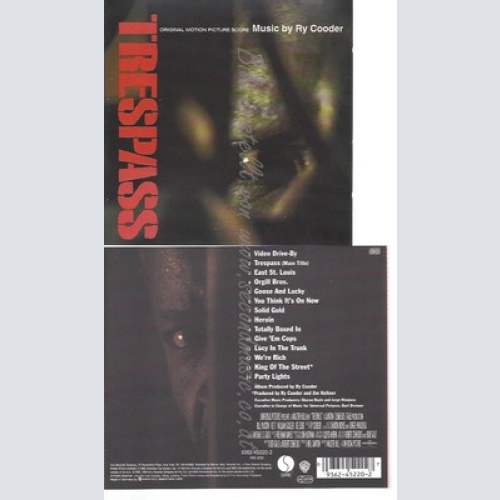 CD--RY COODER -- --- TRESPASS