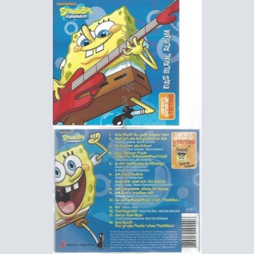 CD--SPONGEBOB -- -- SPONGEBOB-DAS BLAUE ALBUM