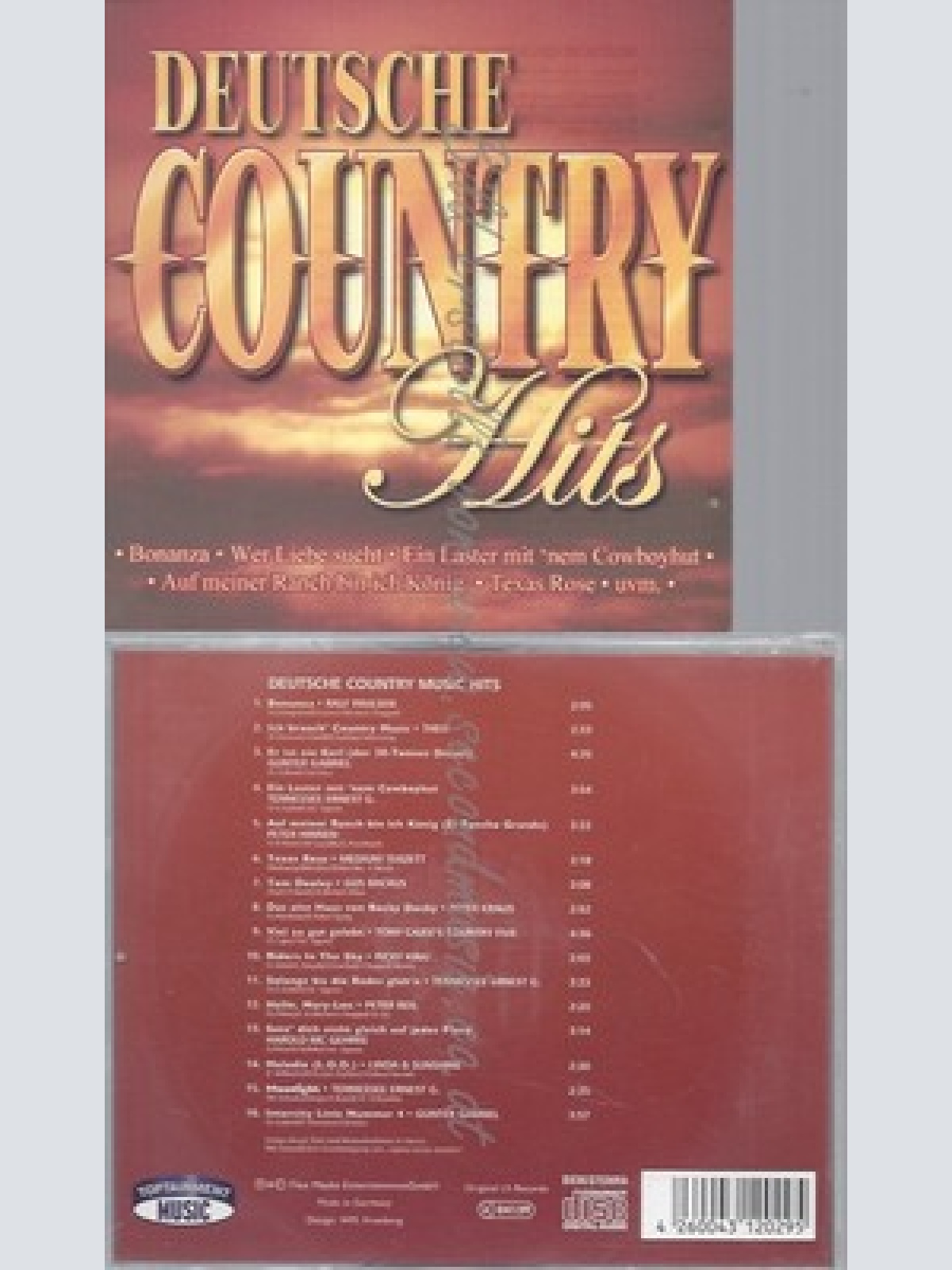 CD--VARIOUS -- -- DEUTSCHE COUNTRY MUSIC HITS