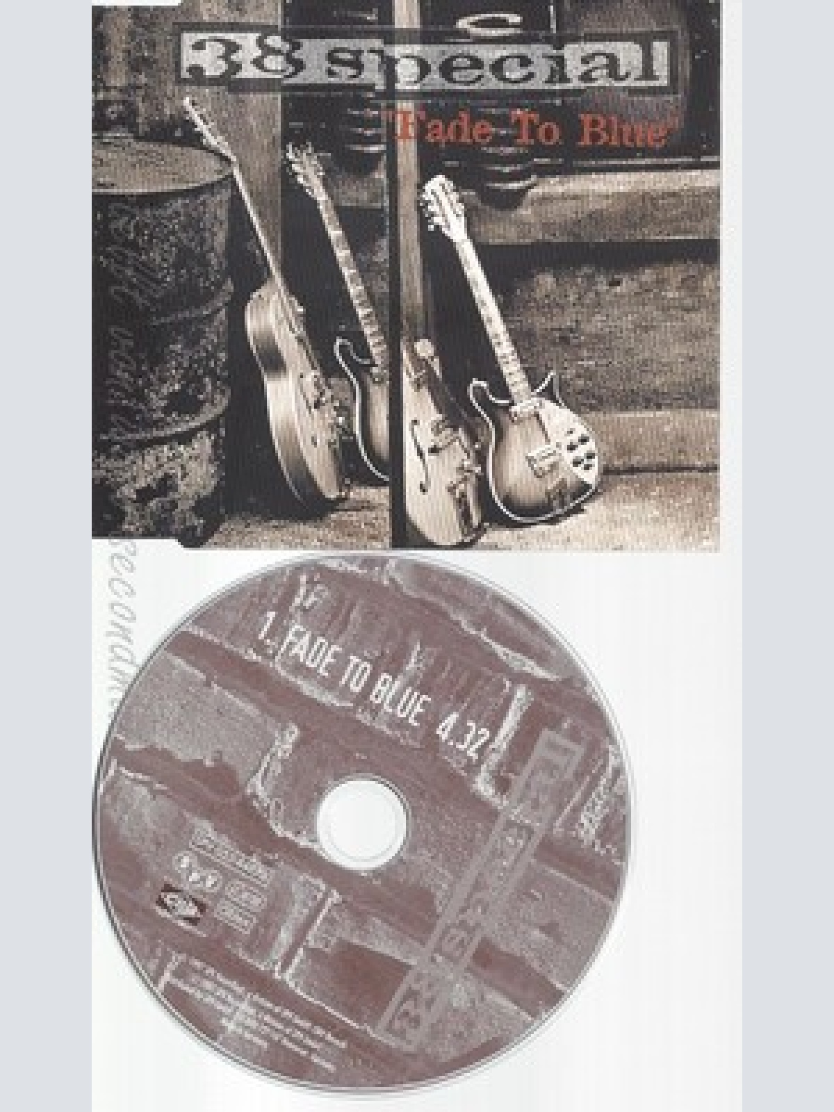 CD--38 SPECIAL - SINGLE -- FADE TO BLUE -1 TRACK, -