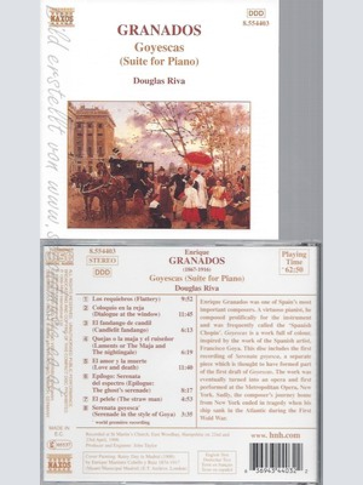 CD--DOUGLAS RIVA UND ENRIQUE GRANADOS -- -- -- KLAVIER SUITE