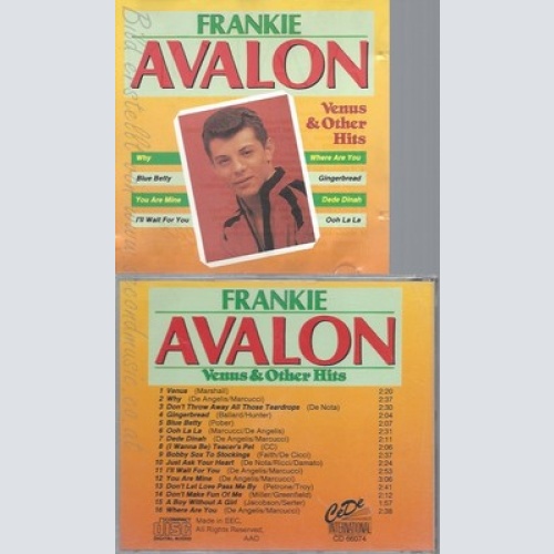 CD--FRANKIE AVALON--VENUS & OTHER HITS