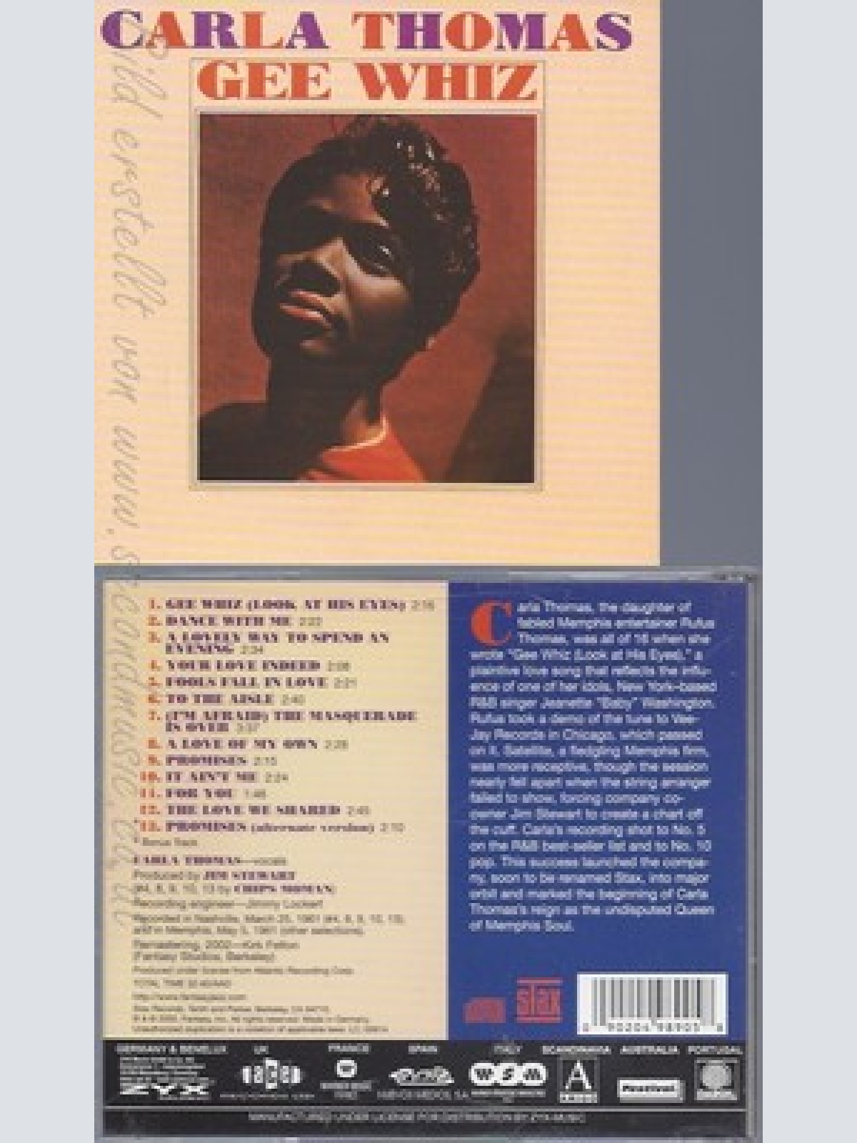CD--CARLA THOMAS -- -- GEE WHIZ