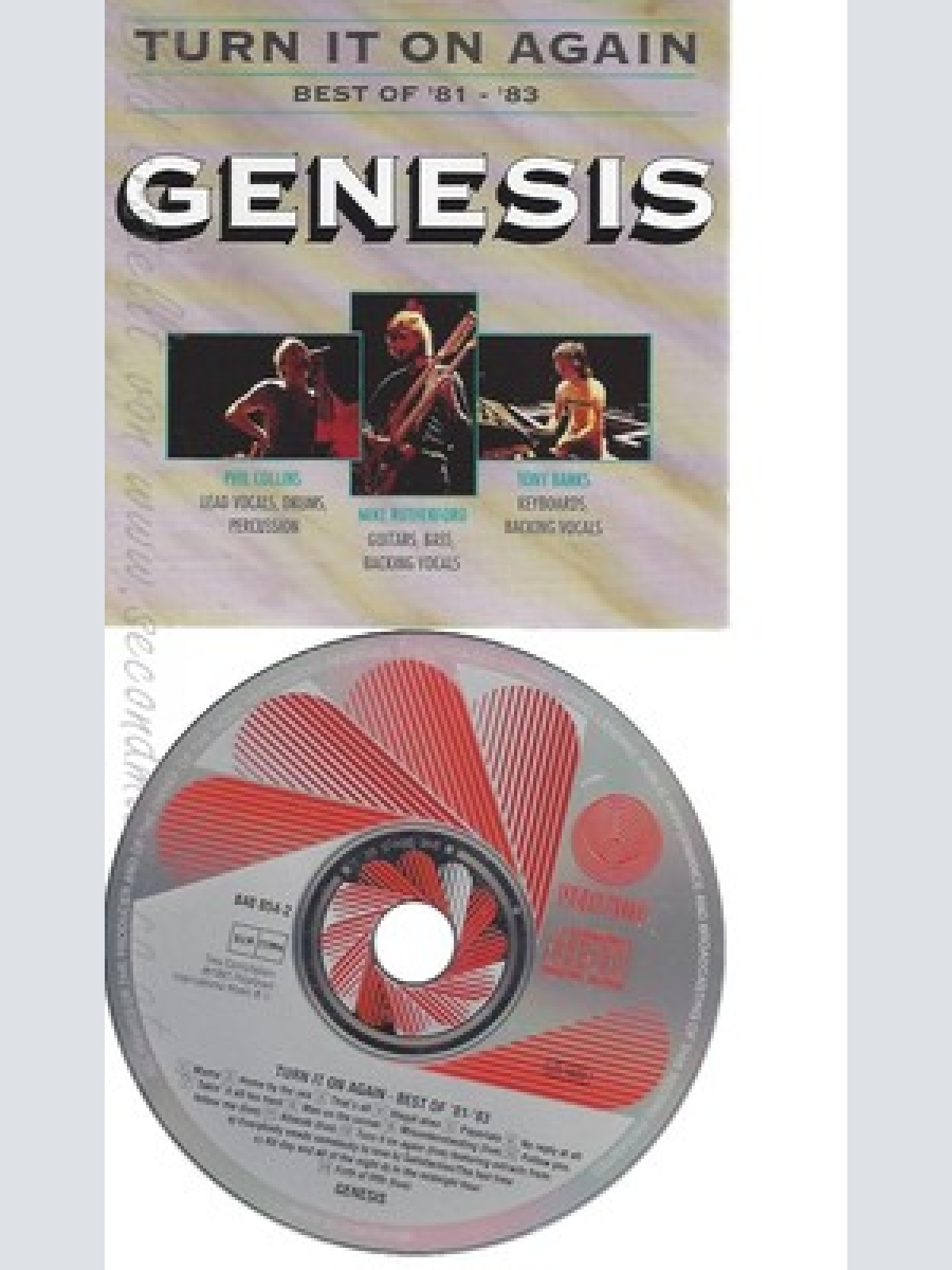 CD--GENESIS -- TURN IT ON AGAIN--83 --VERTIGO