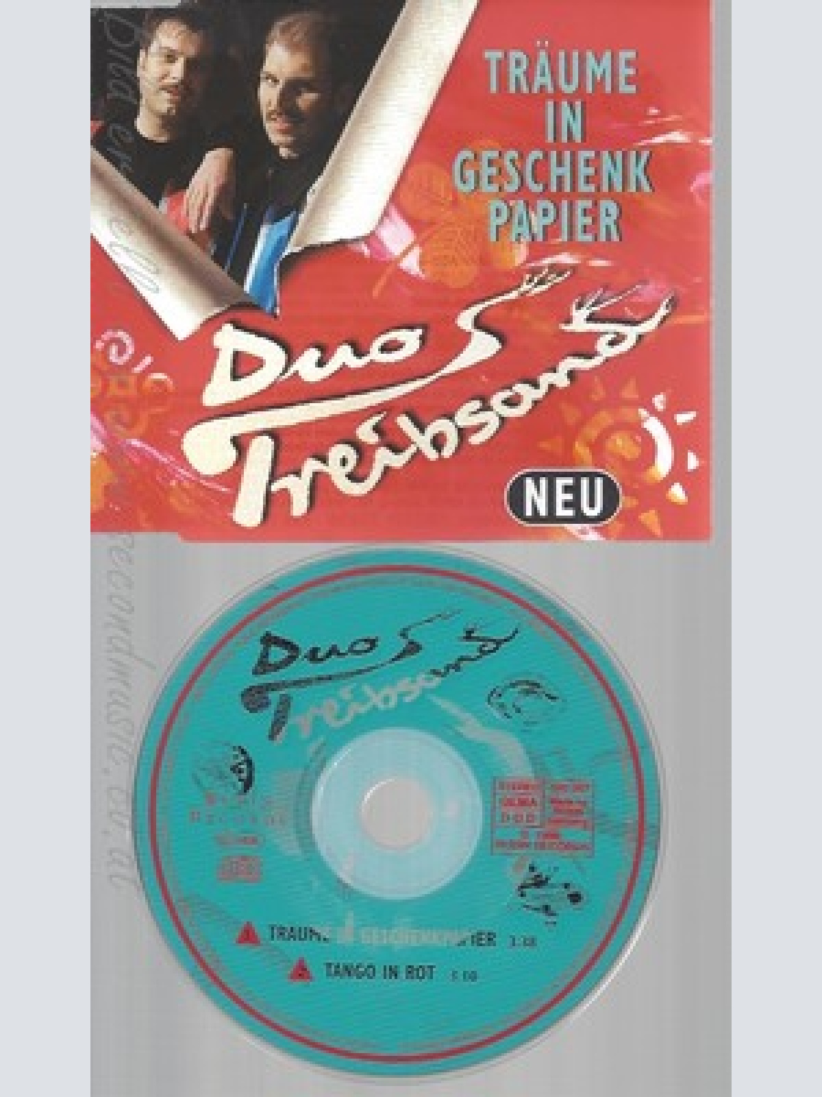 CD--DUO TREIBSAND UND MARC ALPINA -- --- TRAEUME IN GESCHENKPAPIER