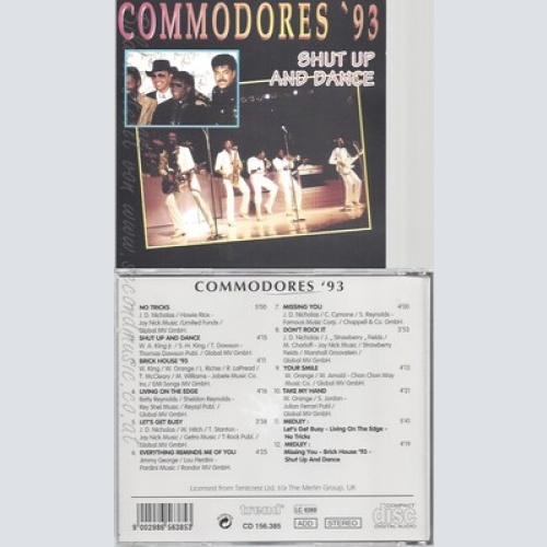 CD--COMMODORES -- '93-SHUT UP AND DANCE