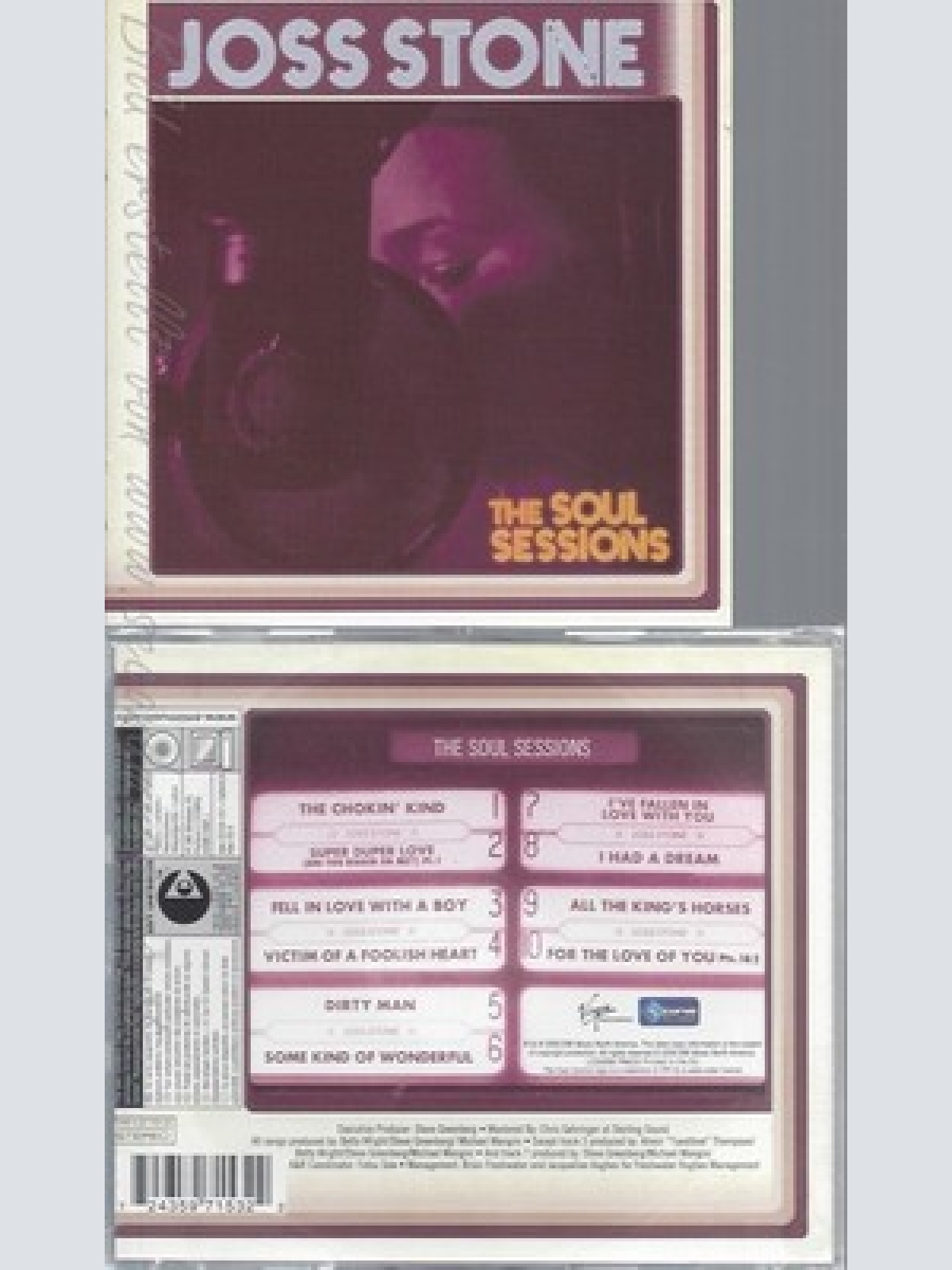 CD--JOSS STONE -- -- THE SOUL SESSIONS