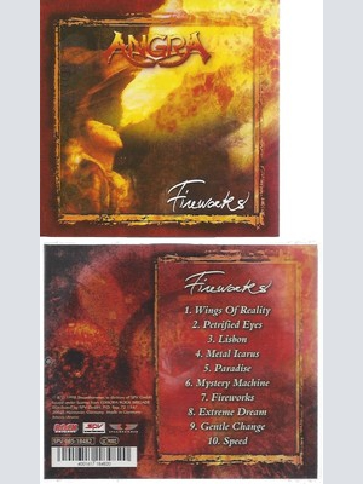 CD--ANGRA -- -- FIREWORKS