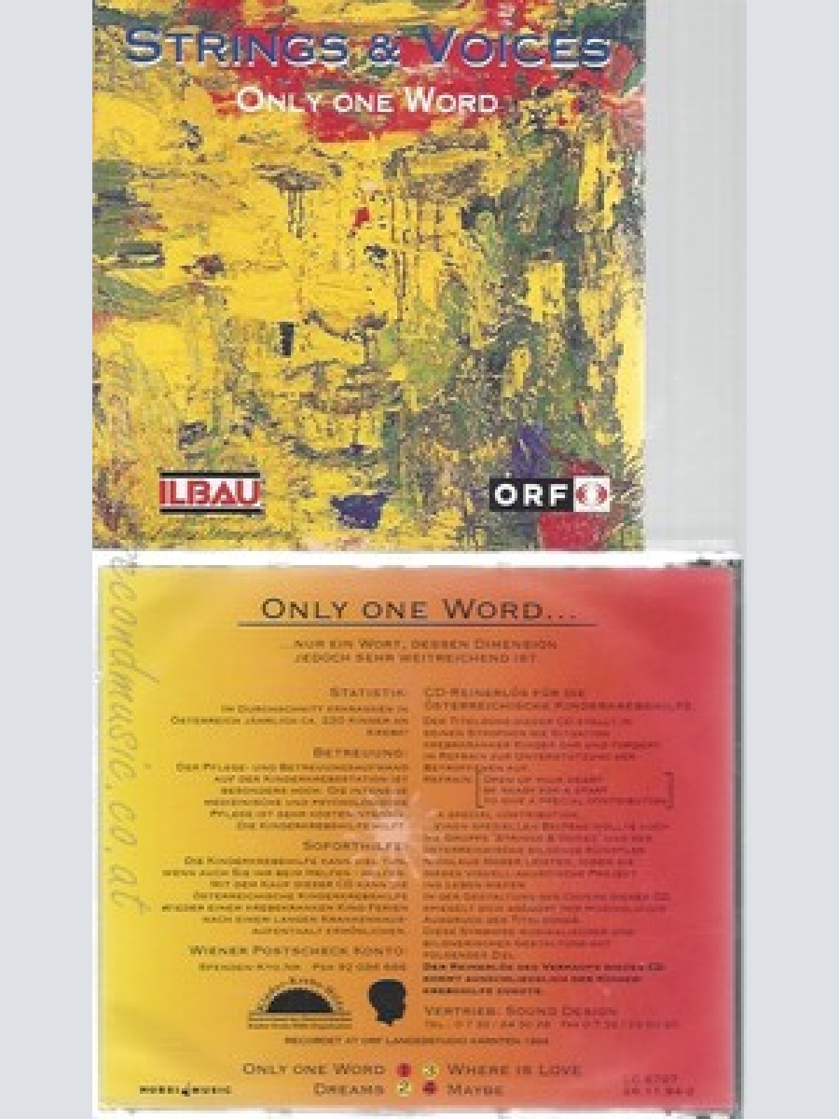 CD--STRINGS & VOICES--ONLY ONE WORLD