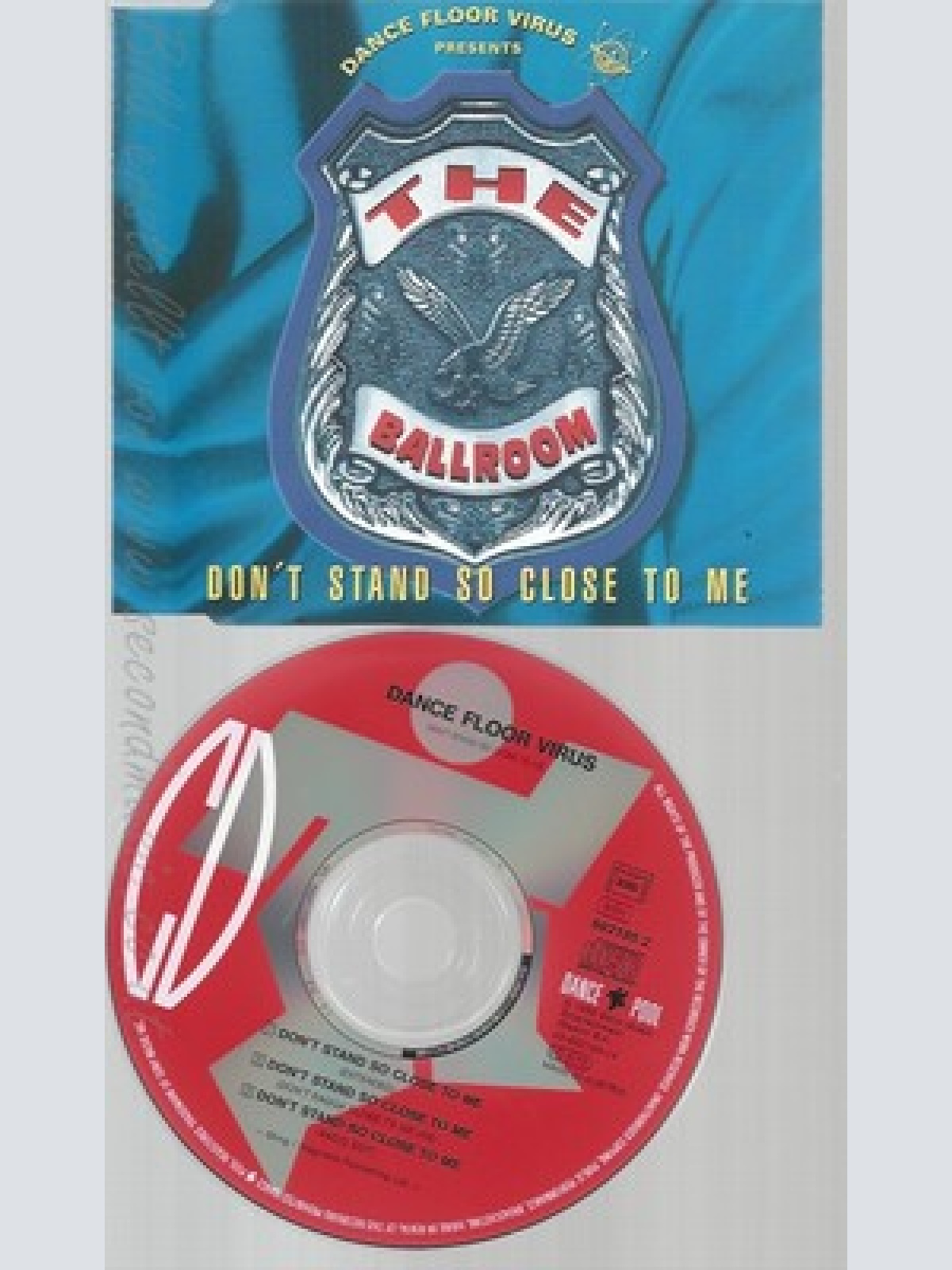 CD--DANCE FLOOR VIRUS, THE BALLROOM ---3 VERSIONS, 1995, POLICE-