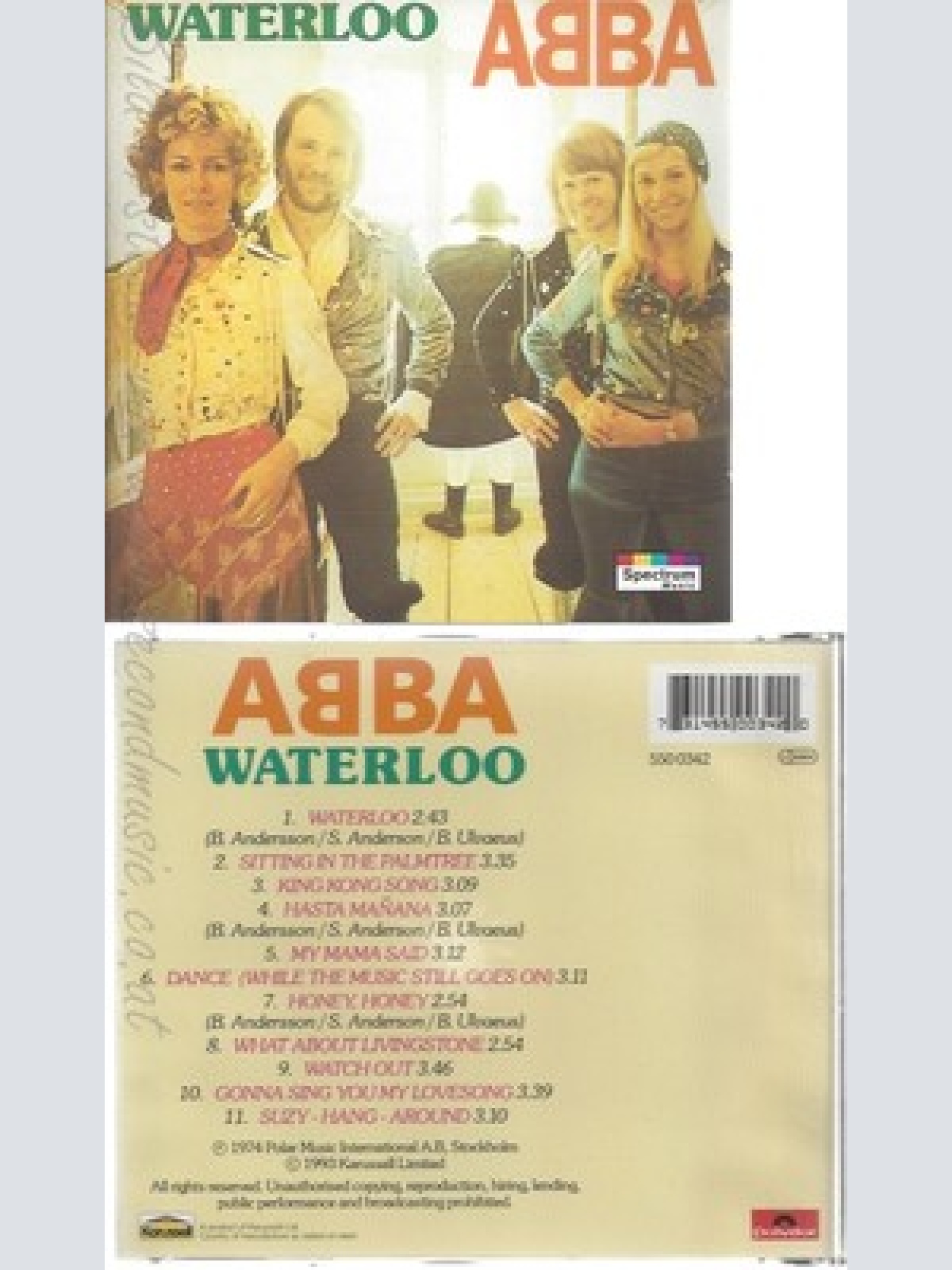 CD--ABBA -- -- WATERLOO