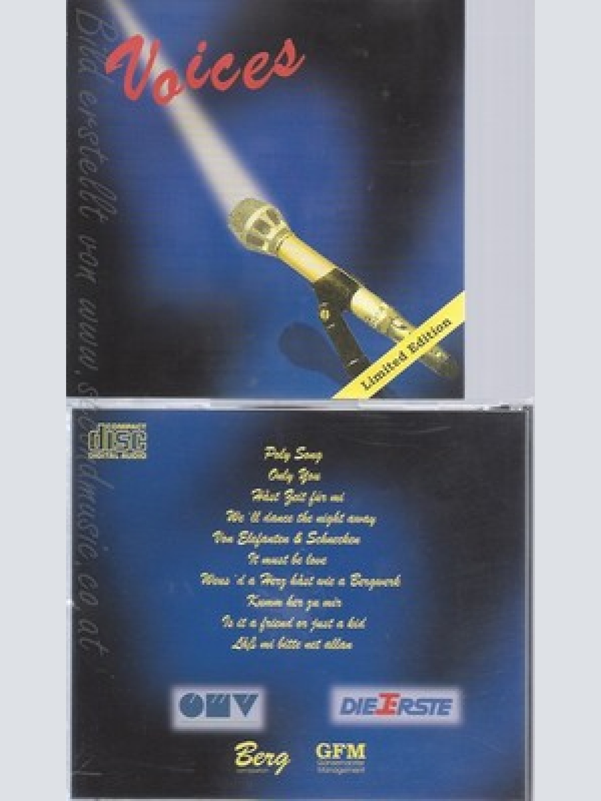 CD--VOICES--LIMITED EDITION--