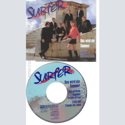 CD--SURFER --DAS WIR EIN SOMMER --INCL. KARAOKE-