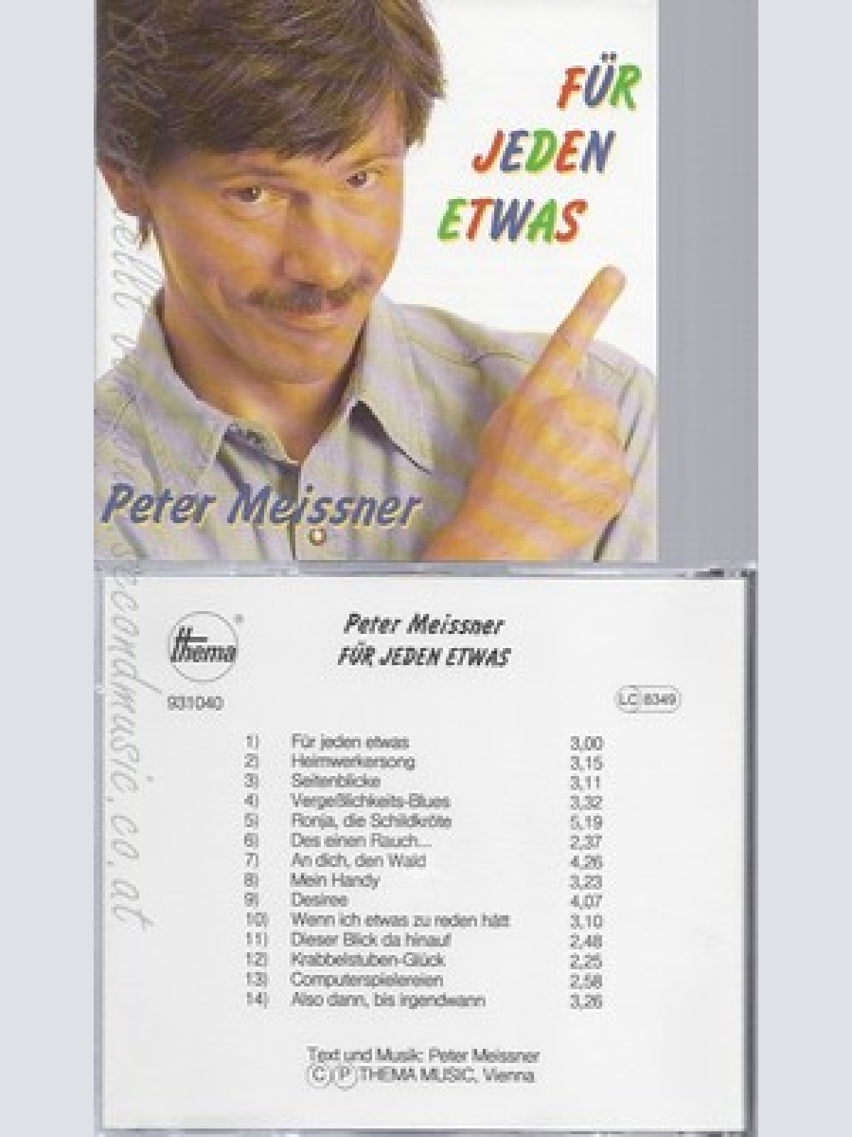 CD--PETER MEISSNER--FÜR JEDEN ETWAS--