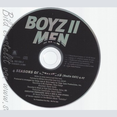 CD--BOYZ II MEN --4 SEASON OF LONELINESS--PROMO