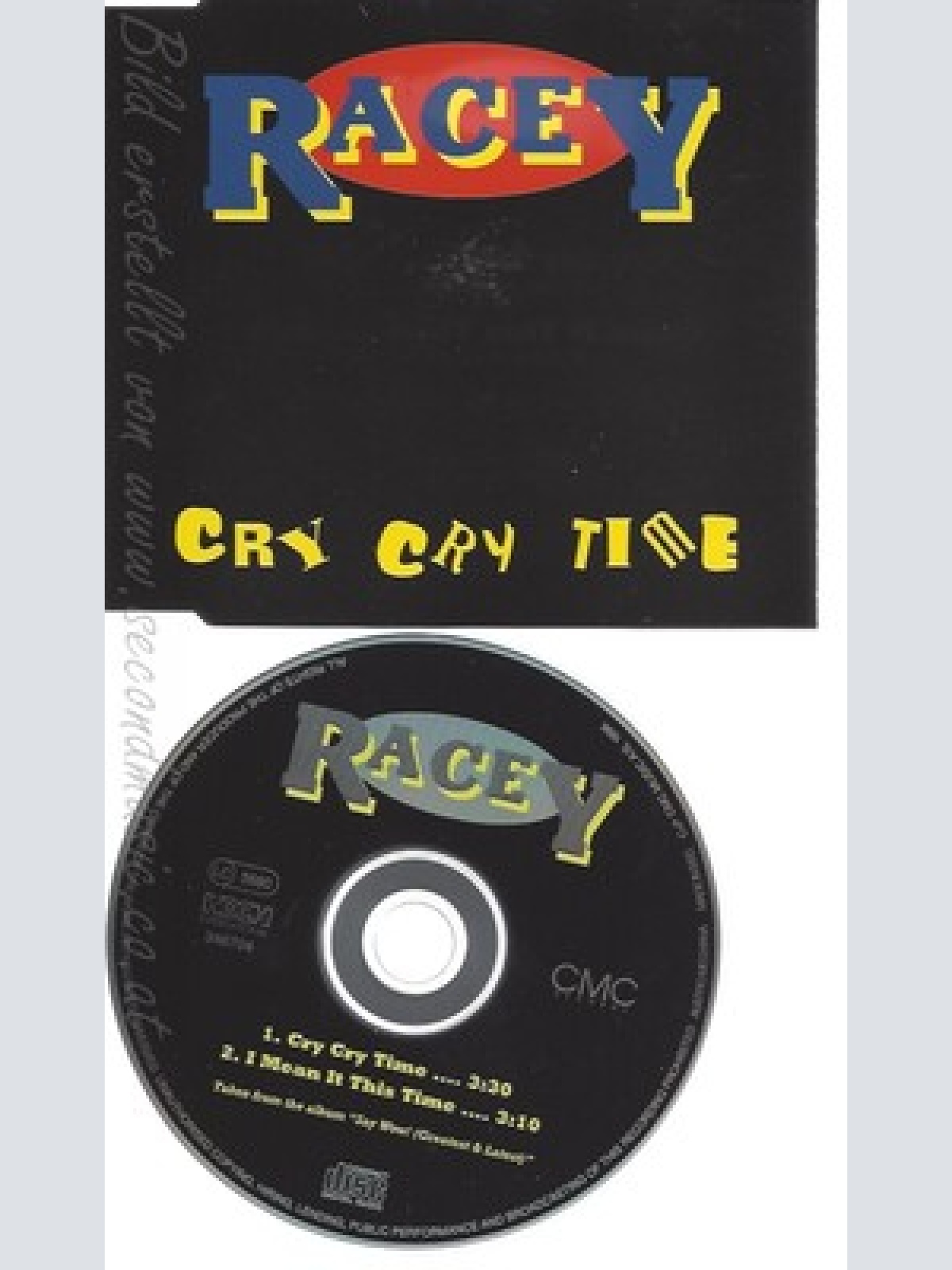CD--RACEY - SINGLE -- CRY CRY TIME