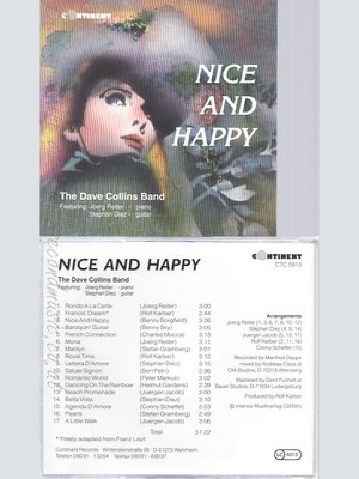 CD--THE DAVE COLLINS BAND--NICE AND HAPPY