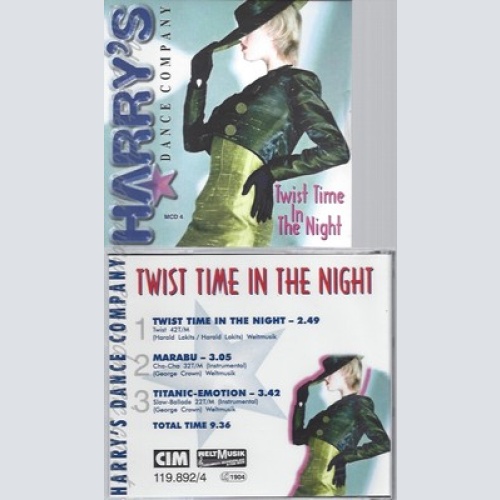CD--HARRY'S DANCE COMPANY--TWIST TIME IN THE NIGHT