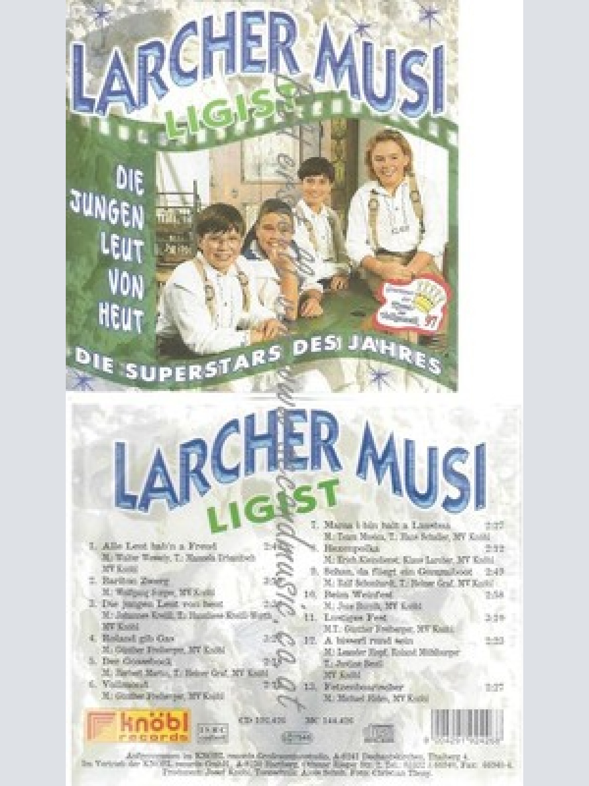 CD--LARCHER MUSI LIGIST--DIE SUPERSTARS DES JAHRES