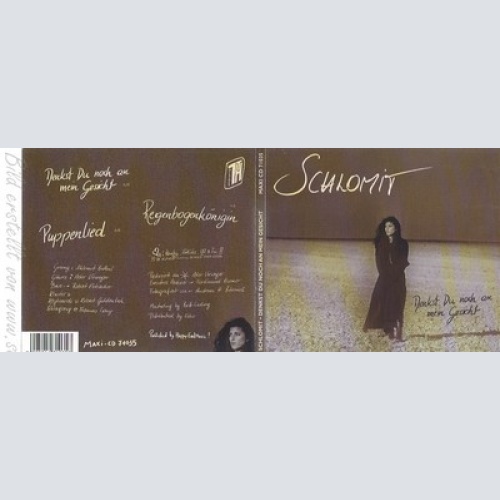 CD-- SCHLOMIT -- --- DENKST DU NOCH AN MEIN GESICHT