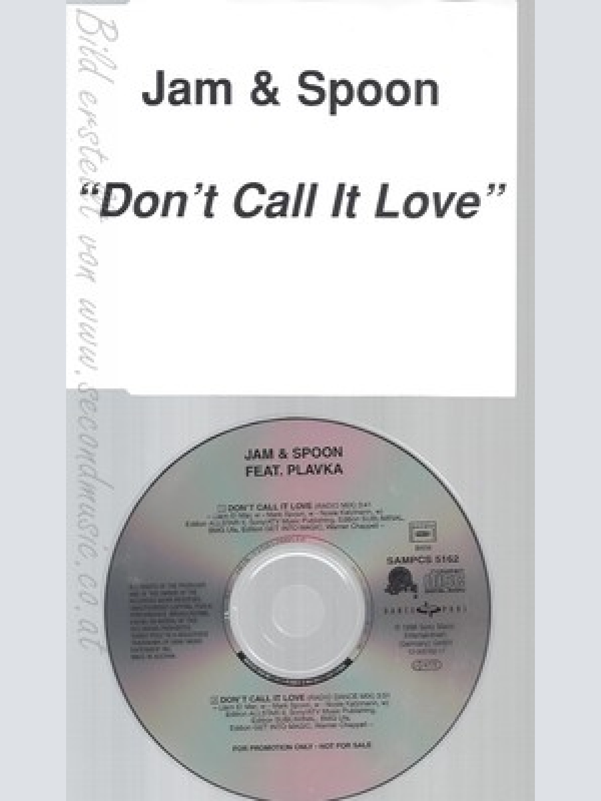 CD--JAM & SPOON--DON'T CALL IT LOVE--PROMO