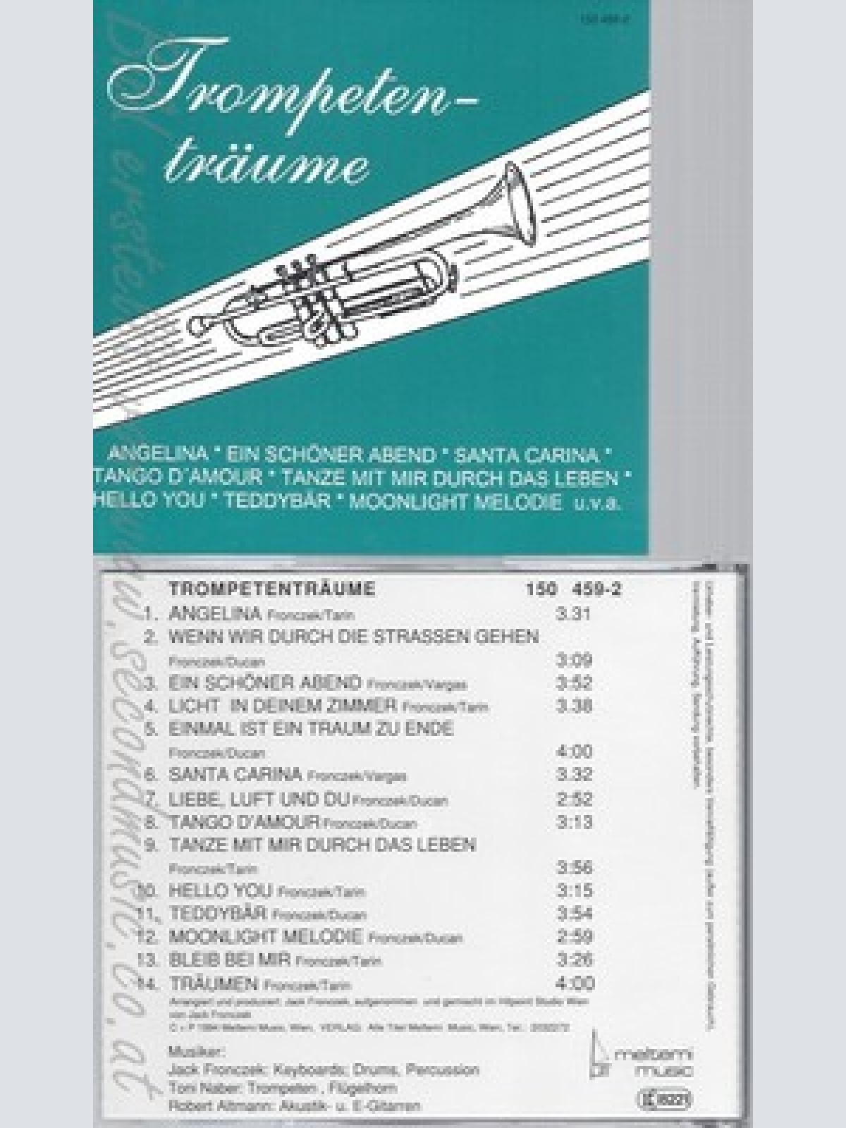 CD--TROMPETENTRÄUME--ANGELINA--
