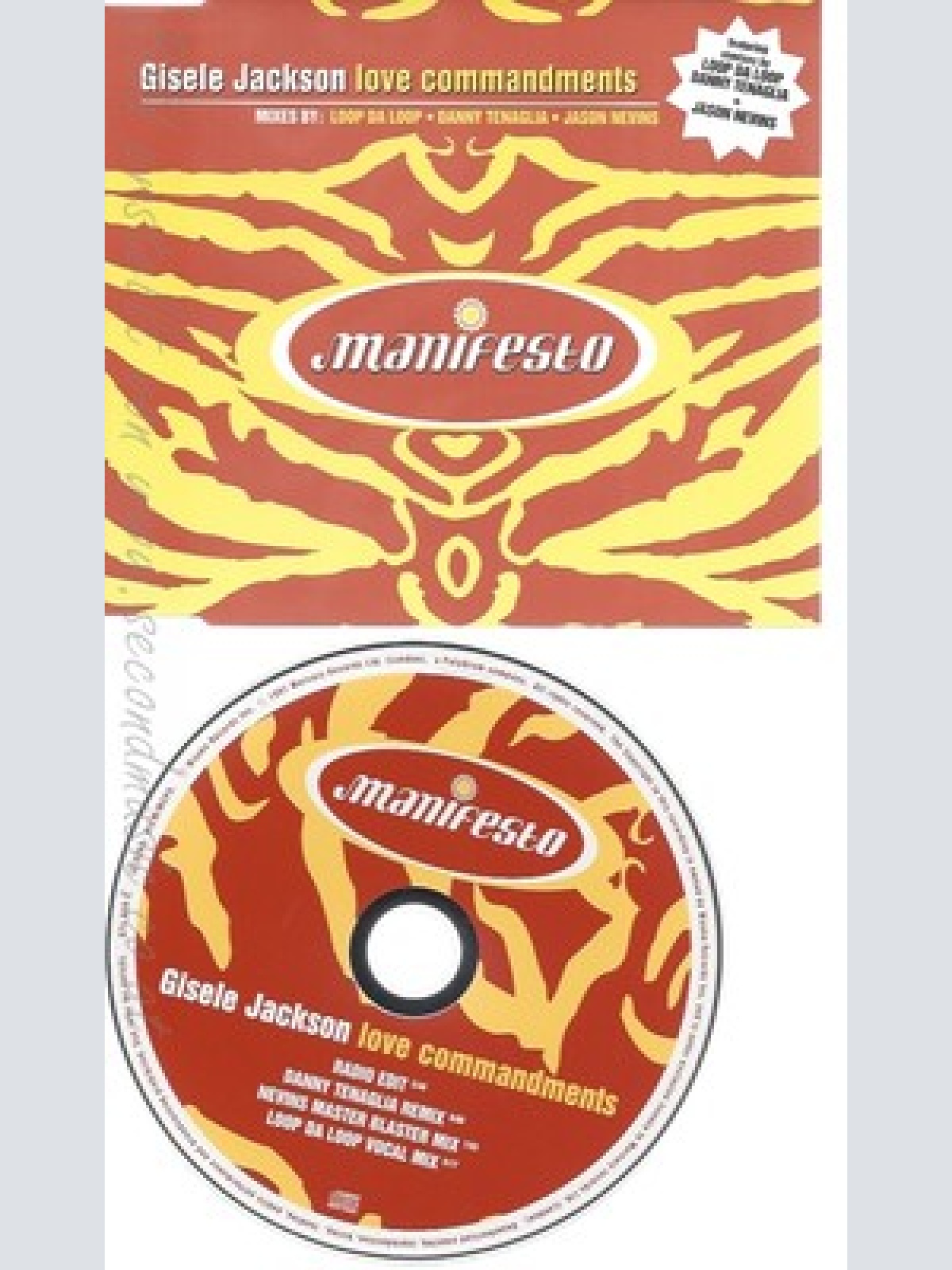 CD--GISELLE JACKSON -- - SINGLE -- *LOVE COMMANDMENTS*