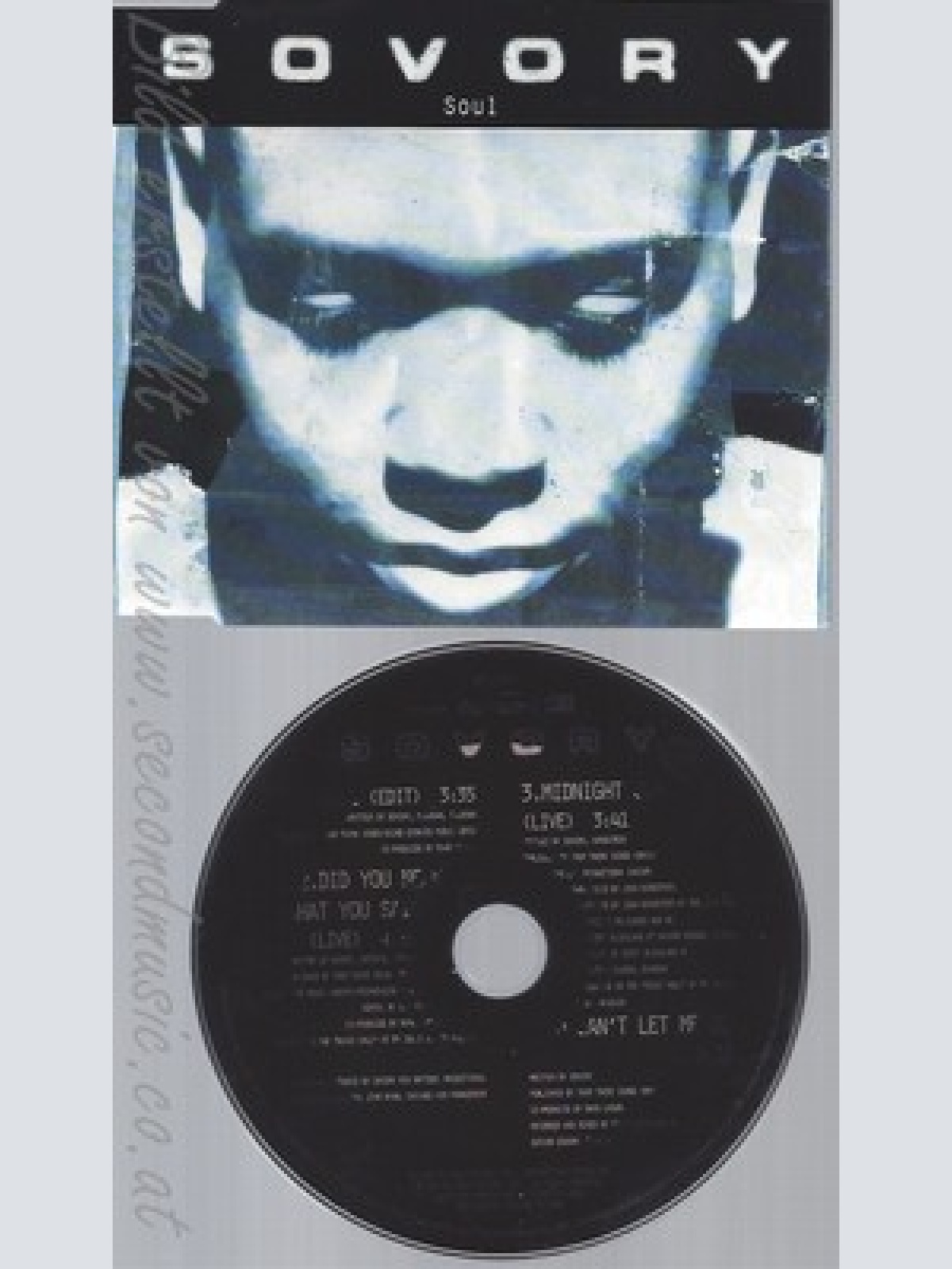 CD--SOVORY -- - SINGLE -- SOUL