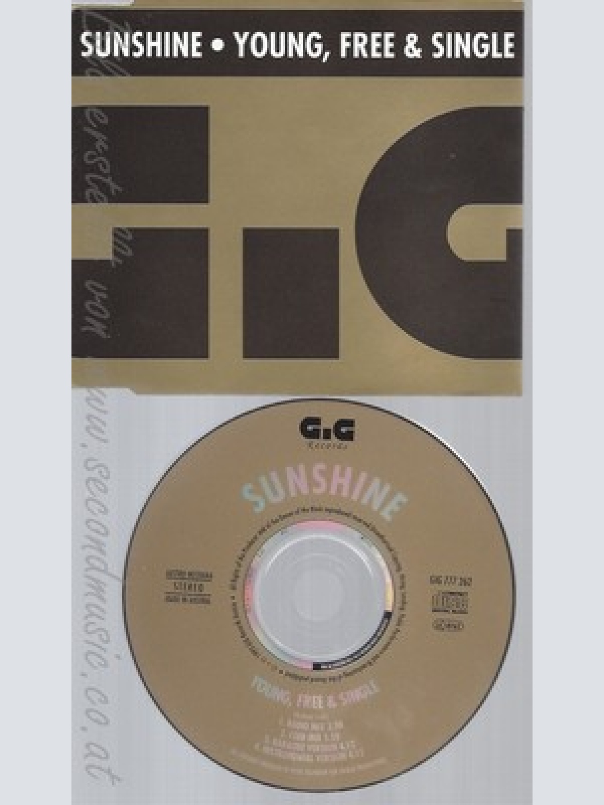CD--SUNSHINE -- --- YOUNG,FREE & SINGLE