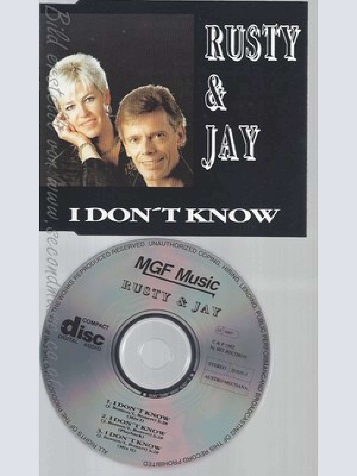 CD--RUSTY & JAY--I DON'T KNOW--