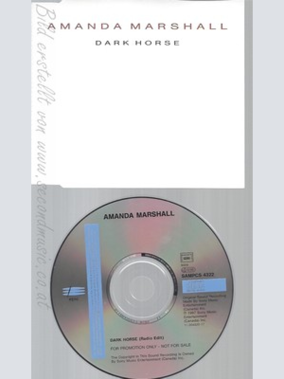CD--AMANDA MARSHALL--DARK HORSE--PROMO