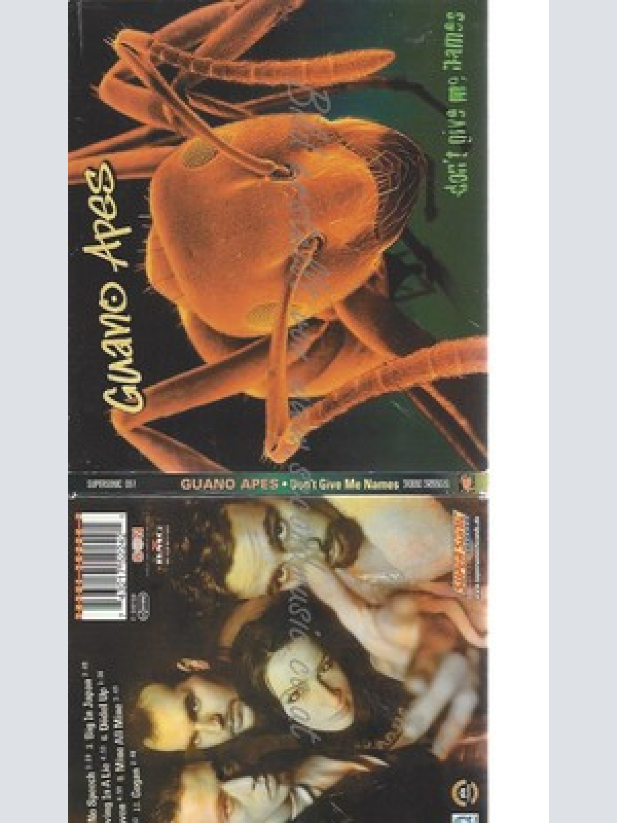 CD--GUANO APES -- -- DON'T GIVE ME NAMES [ENHANCED] [DIGIPACK]