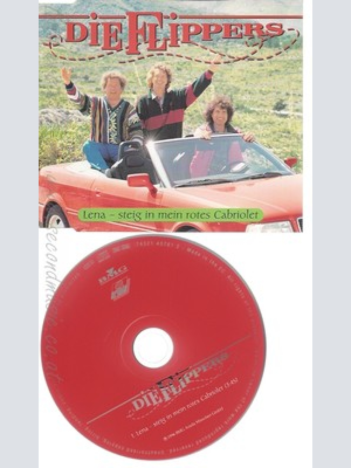 CD--DIE FLIPPERS -- ----LENA STEIG IN MEIN ROTES CABRIO
