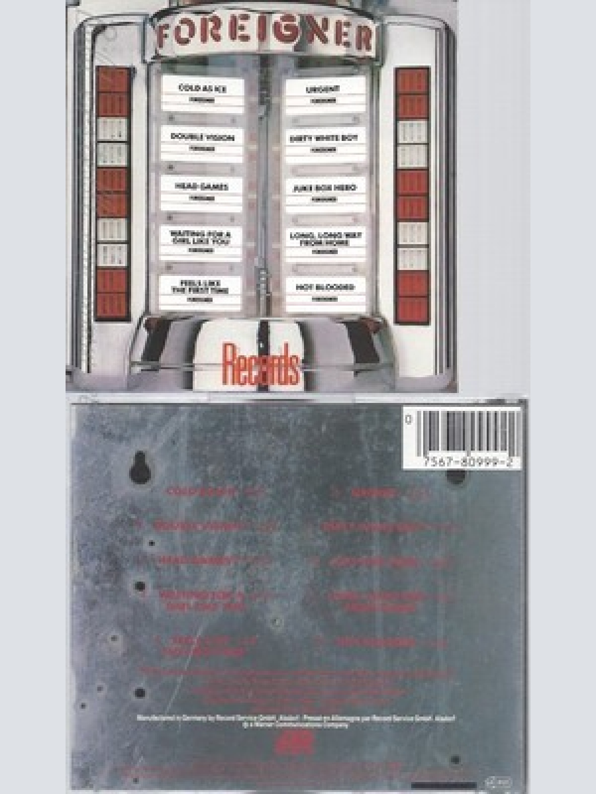 CD--FOREIGNER -- RECORDS---