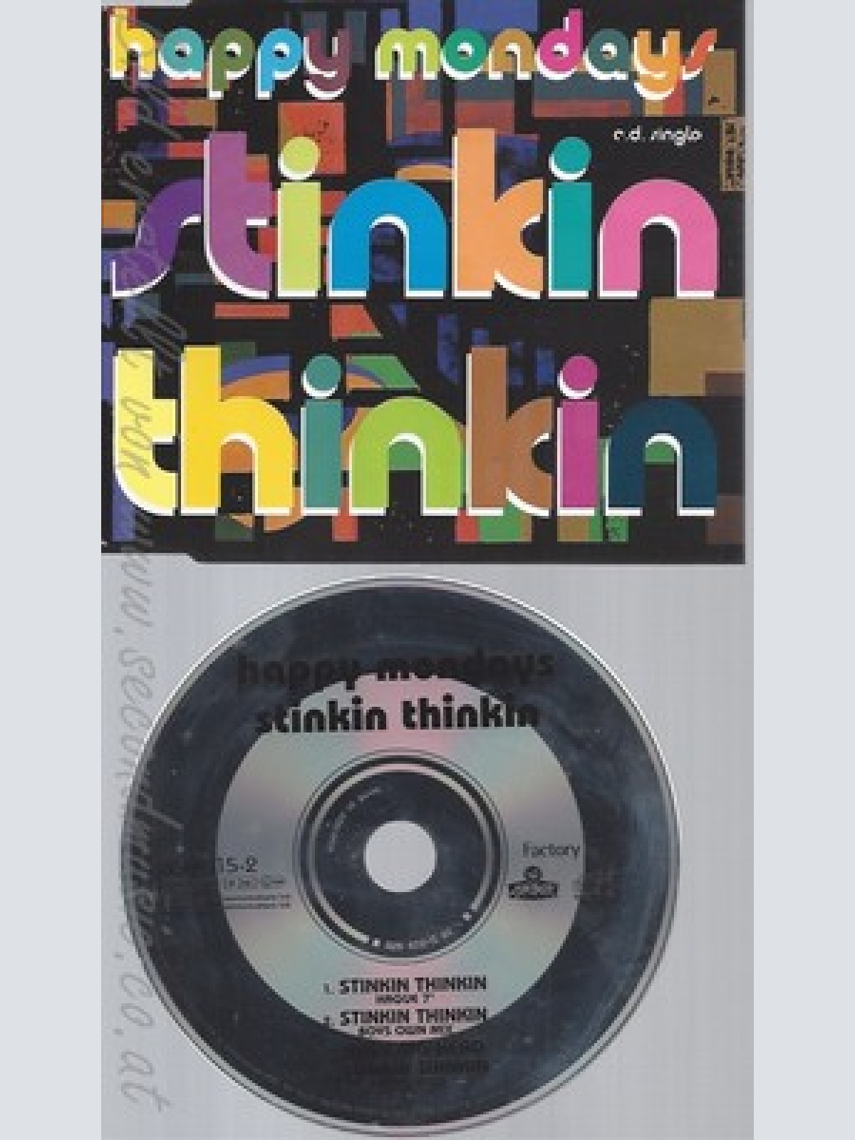 CD--HAPPY MONDAYS - SINGLE -- STINKIN THINKIN'