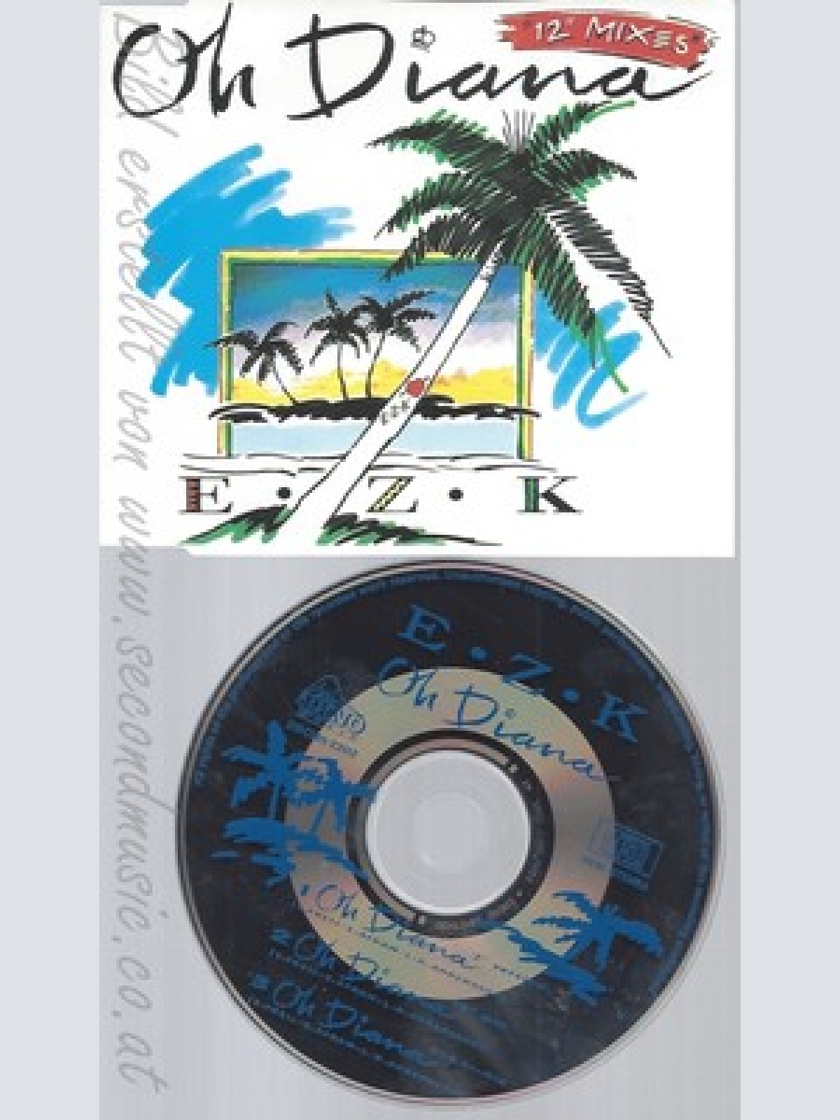 CD--E. Z. K. - SINGLE -- OH DIANA -X3-