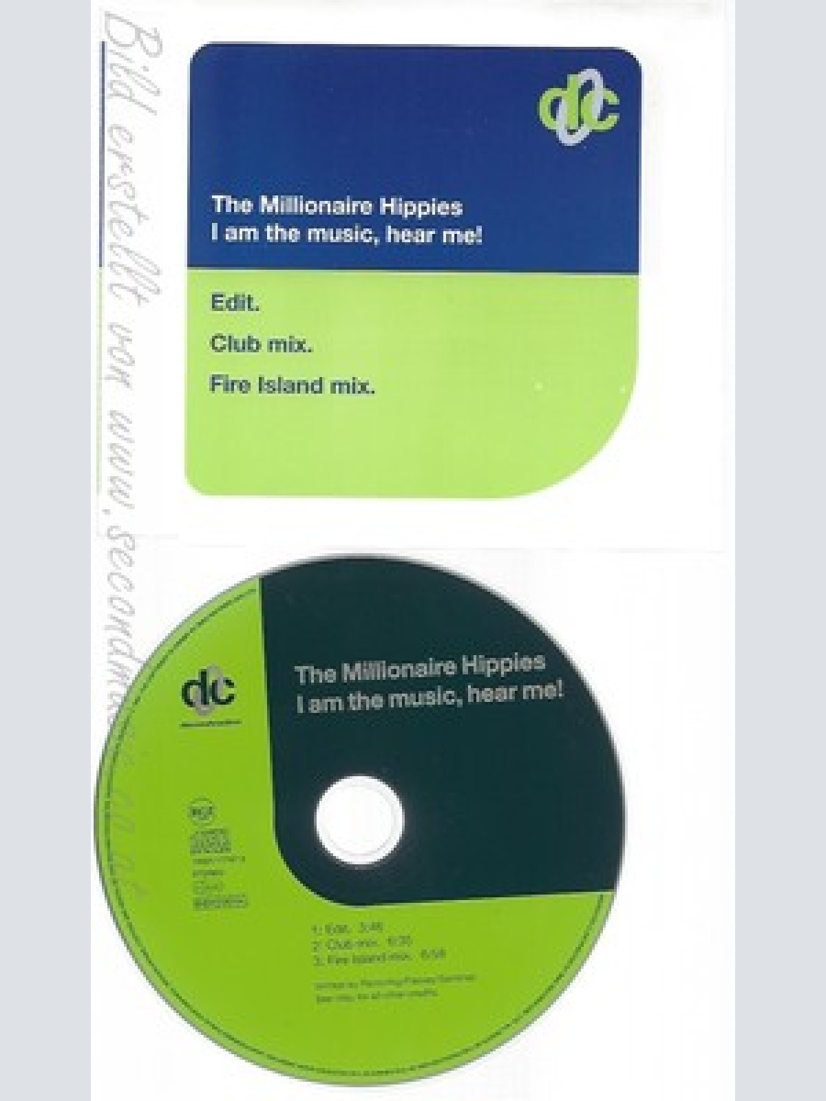 CD--THE MILLIONAIRE HIPPIES --- I AM THE MUSIC, HEAR ME!