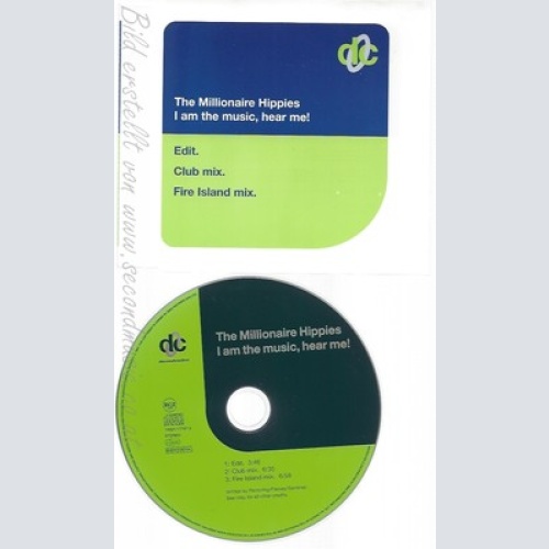 CD--THE MILLIONAIRE HIPPIES --- I AM THE MUSIC, HEAR ME!