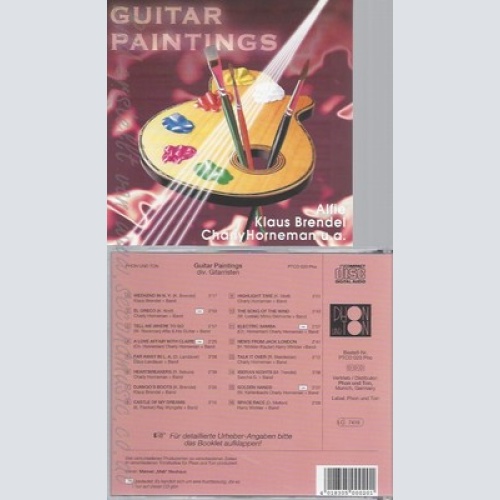 CD--GUITAR PAINTINGS --ALFIE--KLAUS BRENDEL-HORNEMAN--