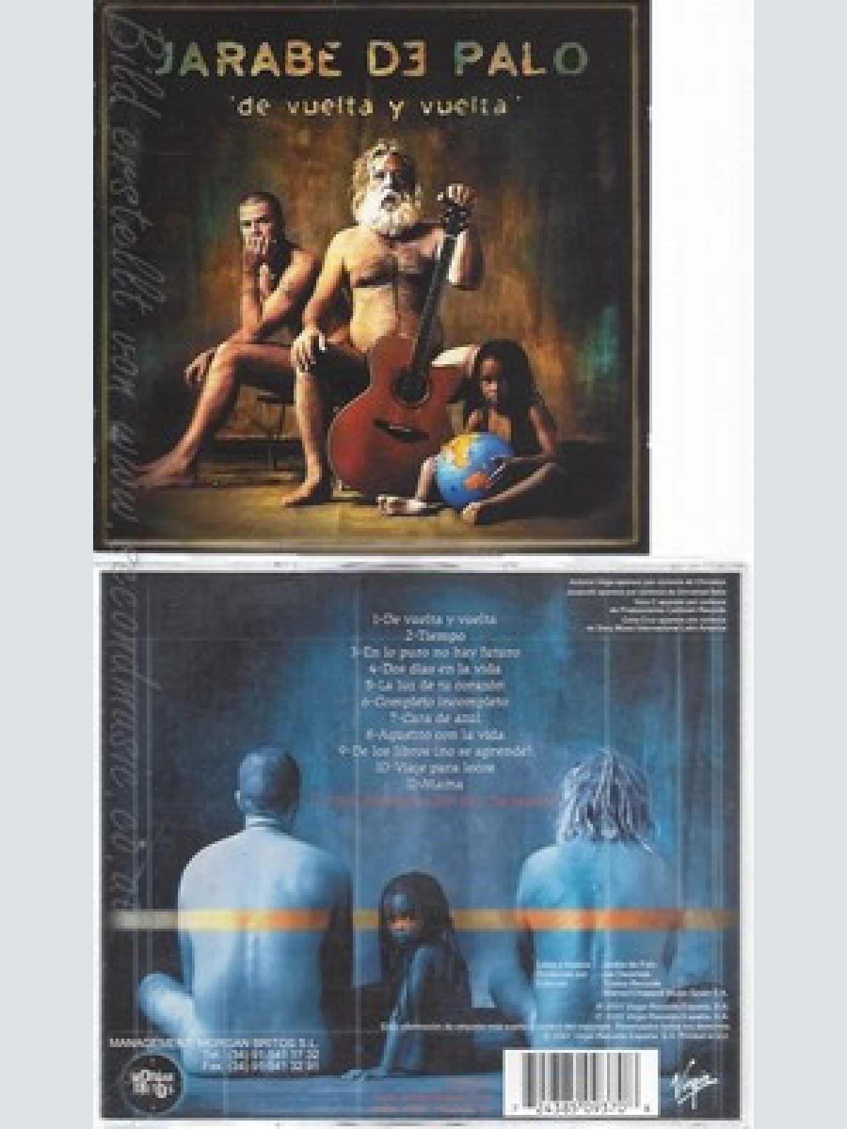 CD--JARABE DE PALO -- --- DE VUELTA Y VUELTA