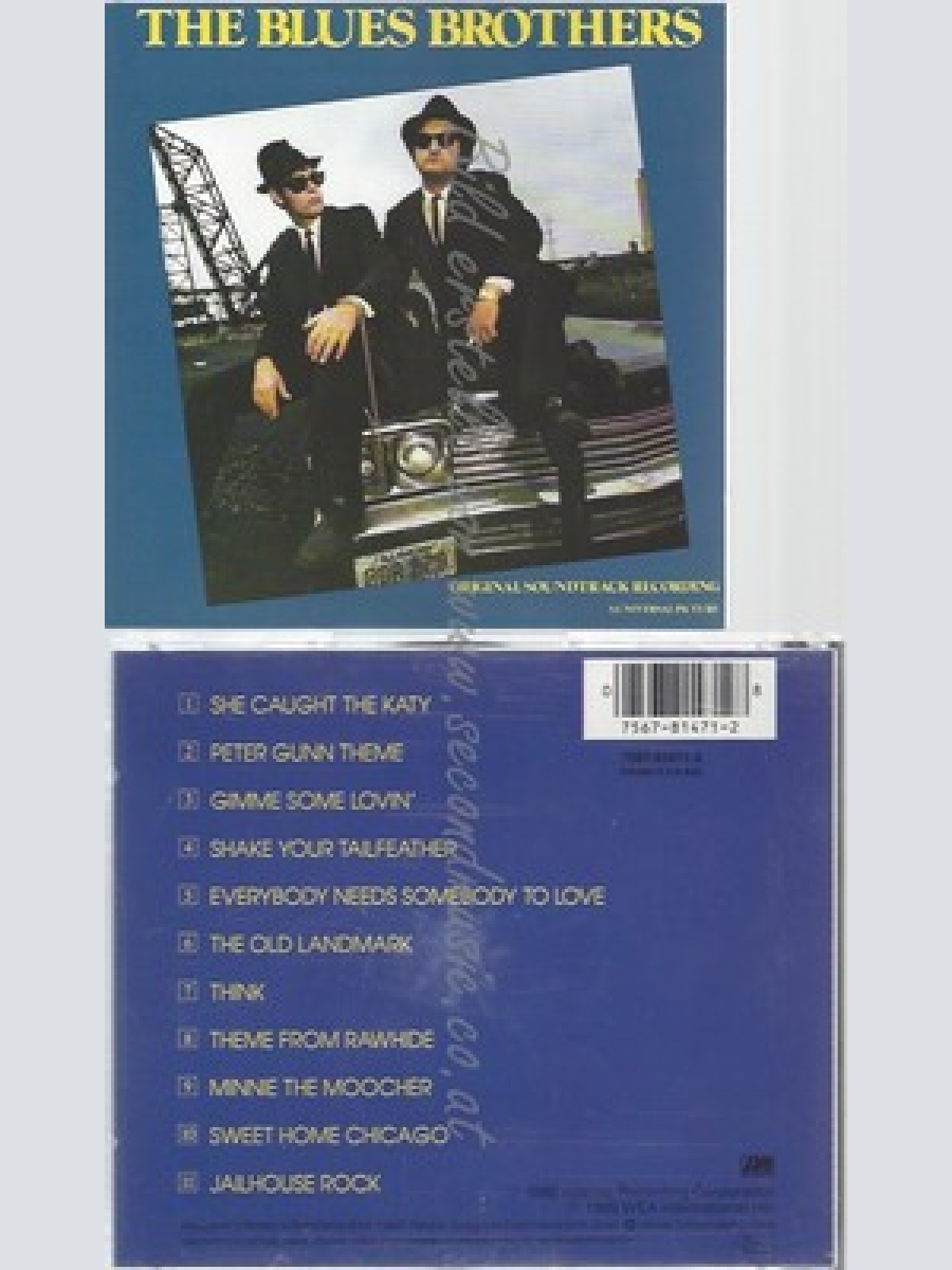 CD--THE BLUES BROTHERS -- --- THE BLUES BROTHERS--OST