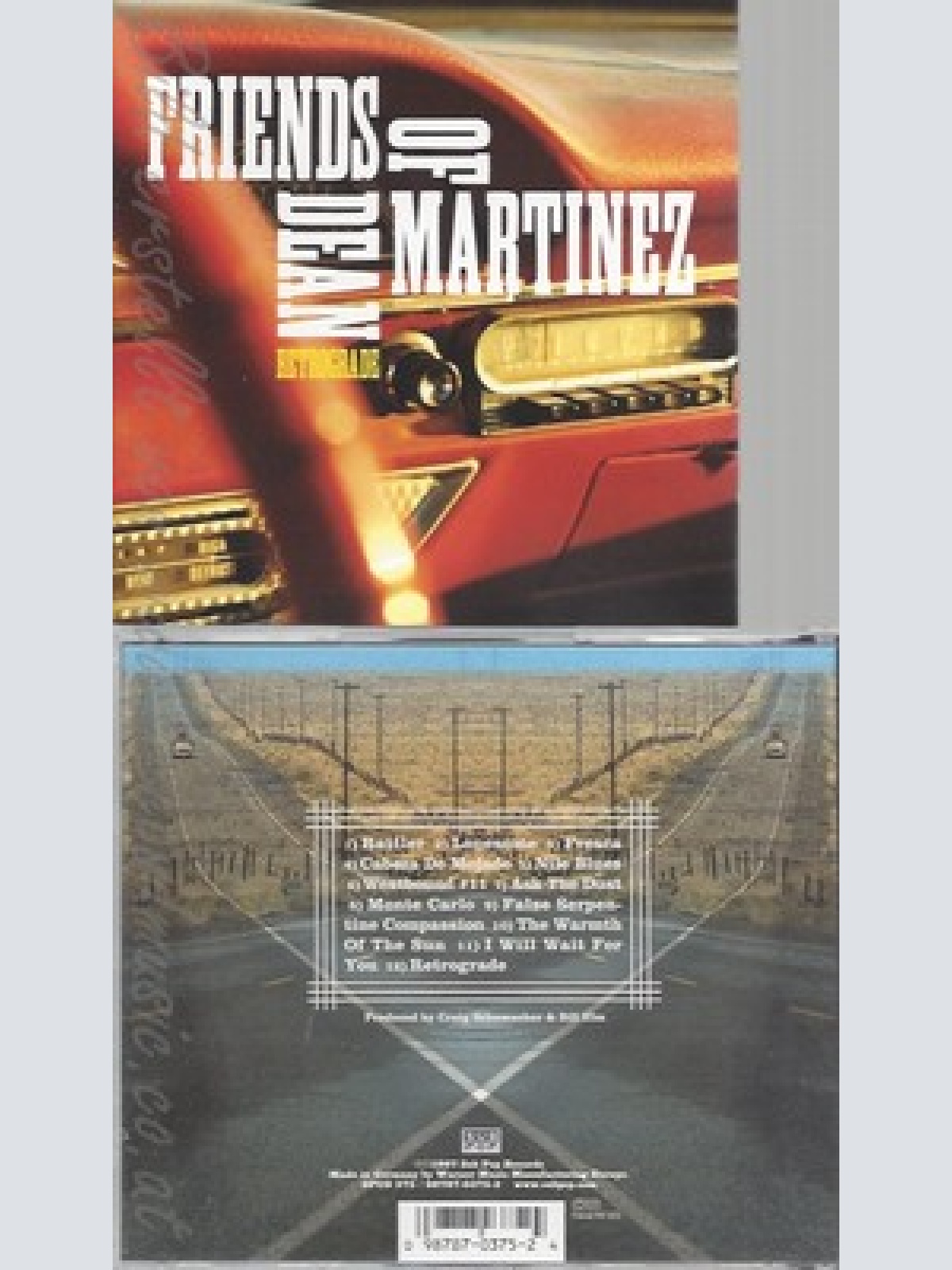 CD--FRIENDS OF DEAN MARTINEZ -1997- -- RETROGRADE