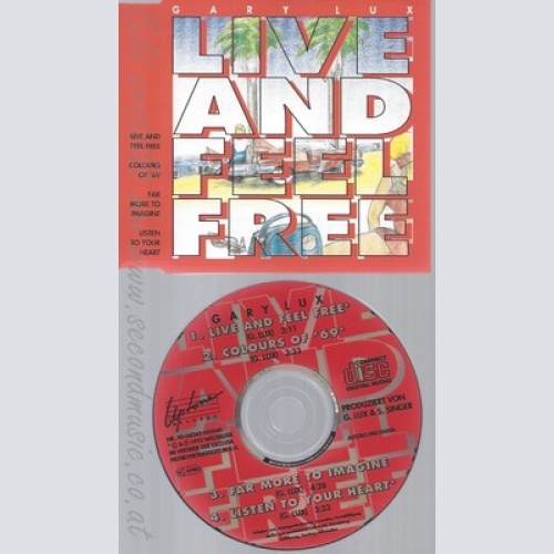 CD--GARY LUX --- LIVE AND FEEL FREE