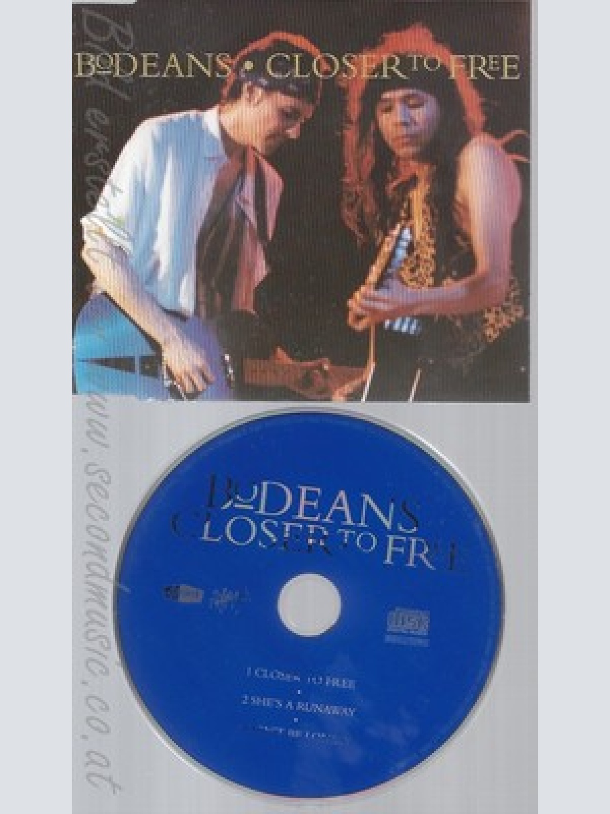 CD--BODEANS - - - SINGLE -- CLOSER TO FREE