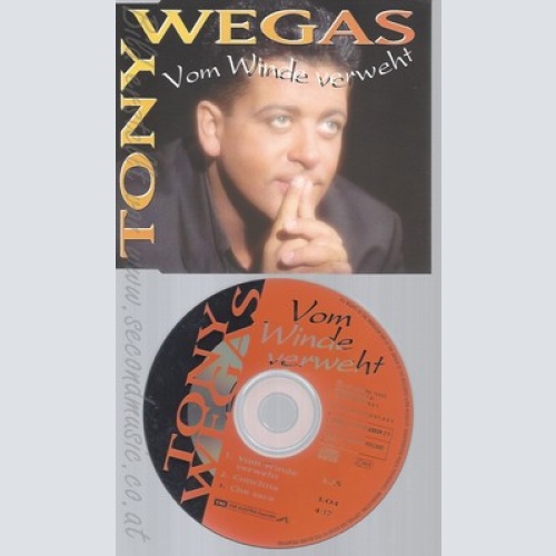 CD--TONY WEGAS -- --- VOM WINDE VERWEHT