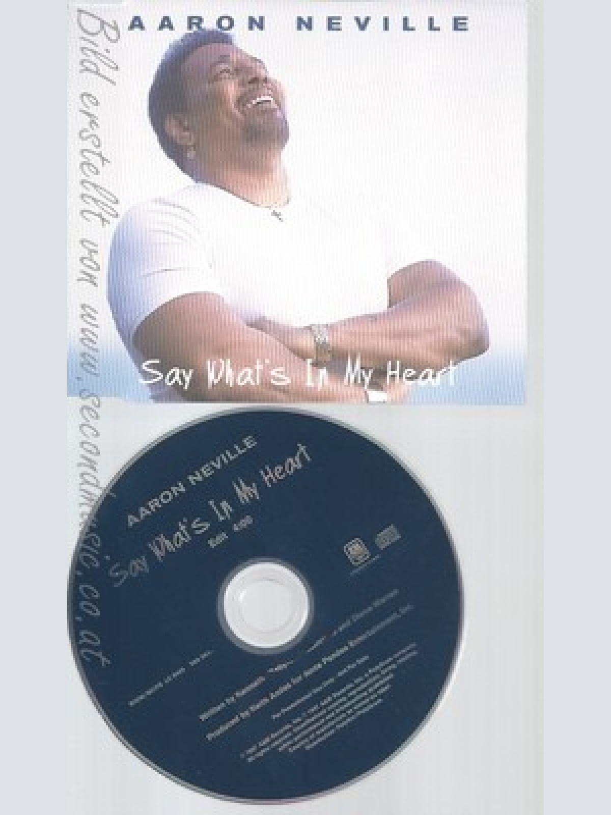 CD--AARON NEVILLE--SAY WHAT'S IN MY HEART--PROMO