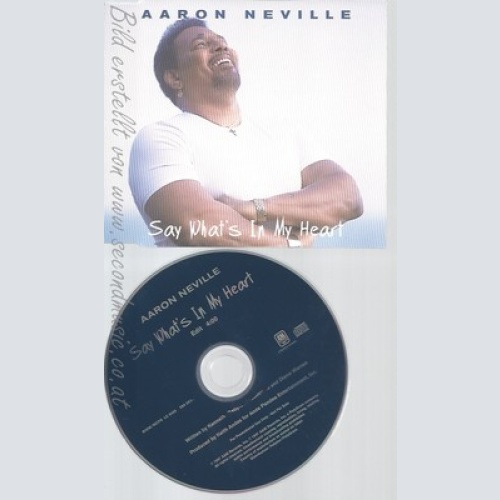CD--AARON NEVILLE--SAY WHAT'S IN MY HEART--PROMO