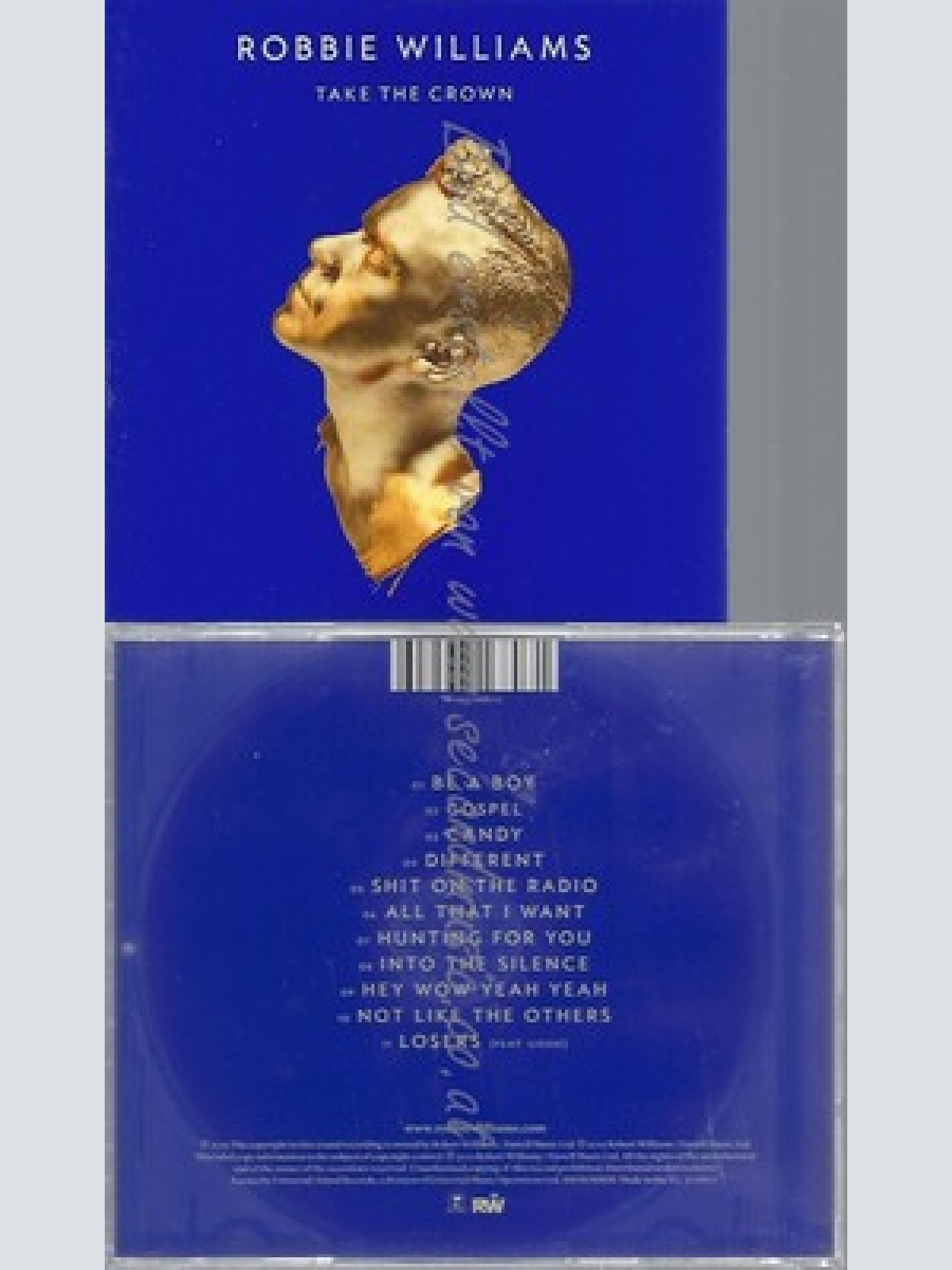 CD--ROBBIE WILLIAMS -- -- TAKE THE CROWN